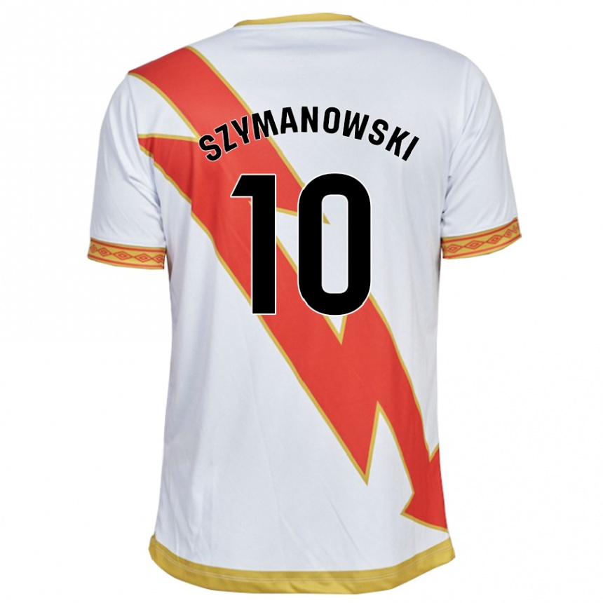 Hombre Fútbol Camiseta Marianela Szymanowski #10 Blanco 1ª Equipación 2023/24 México