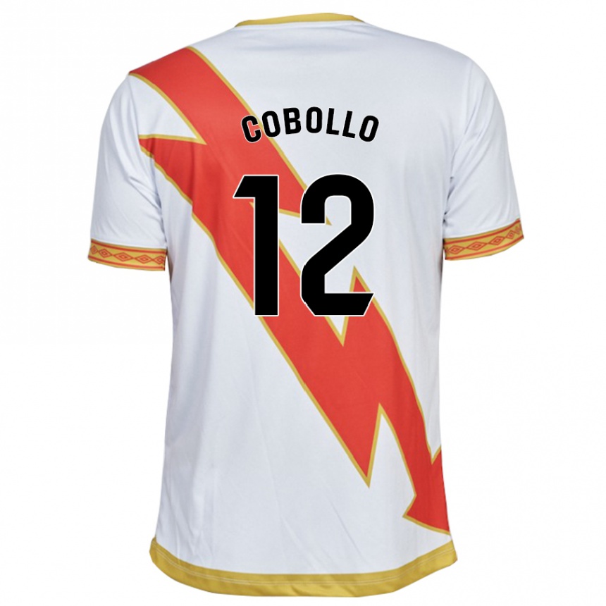 Hombre Fútbol Camiseta Sara Cobollo Hoyo #12 Blanco 1ª Equipación 2023/24 México