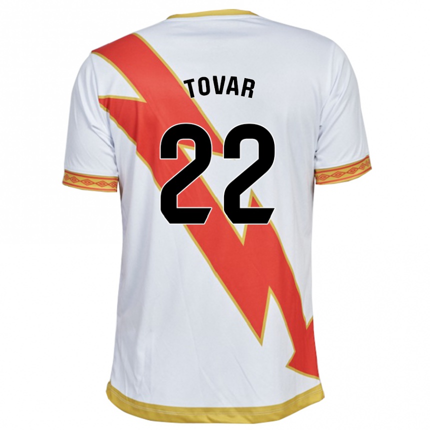 Hombre Fútbol Camiseta Andrea Fernanda Tovar #22 Blanco 1ª Equipación 2023/24 México