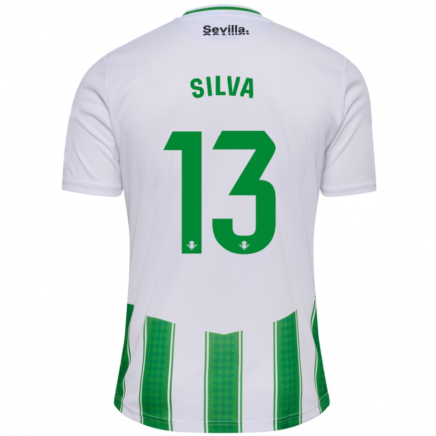 Hombre Fútbol Camiseta Rui Silva #13 Blanco 1ª Equipación 2023/24 México