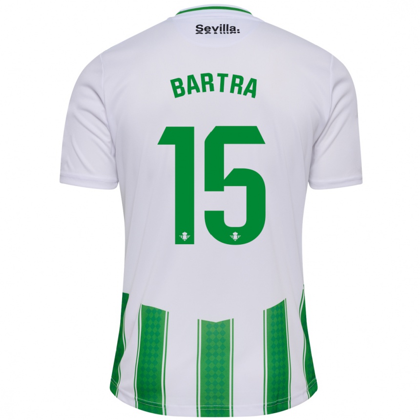 Hombre Fútbol Camiseta Marc Bartra #15 Blanco 1ª Equipación 2023/24 México