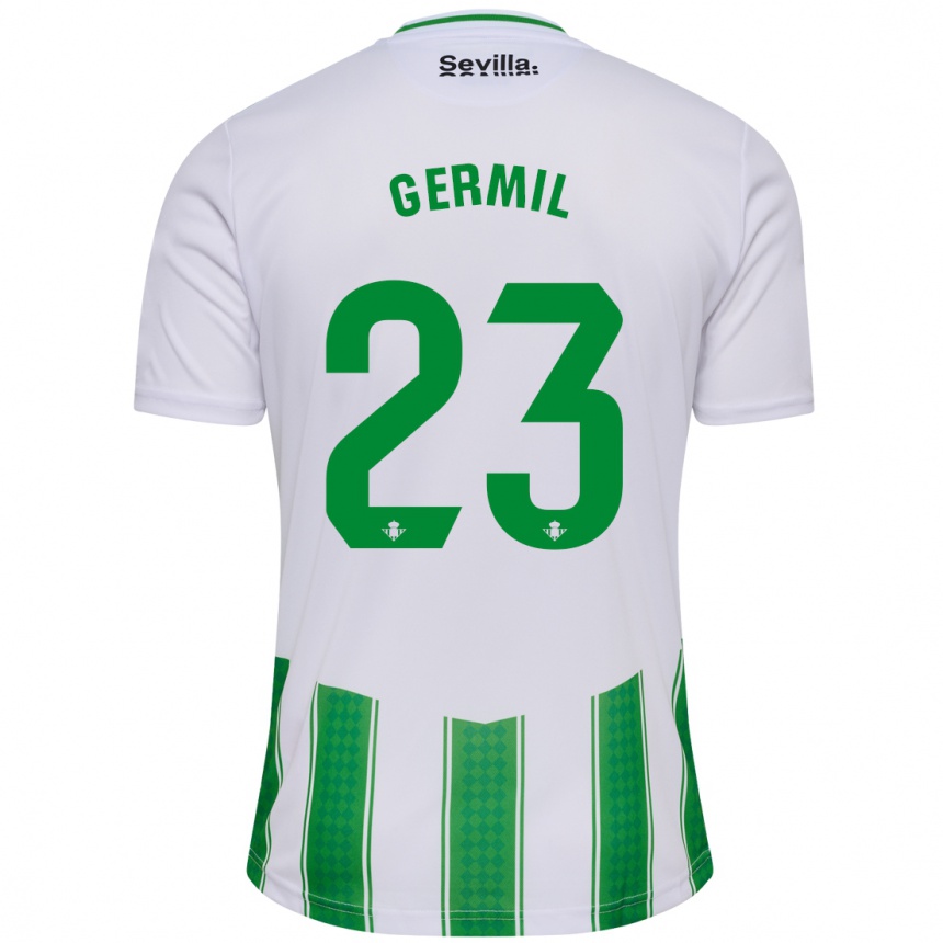 Hombre Fútbol Camiseta Darío Germil #23 Blanco 1ª Equipación 2023/24 México