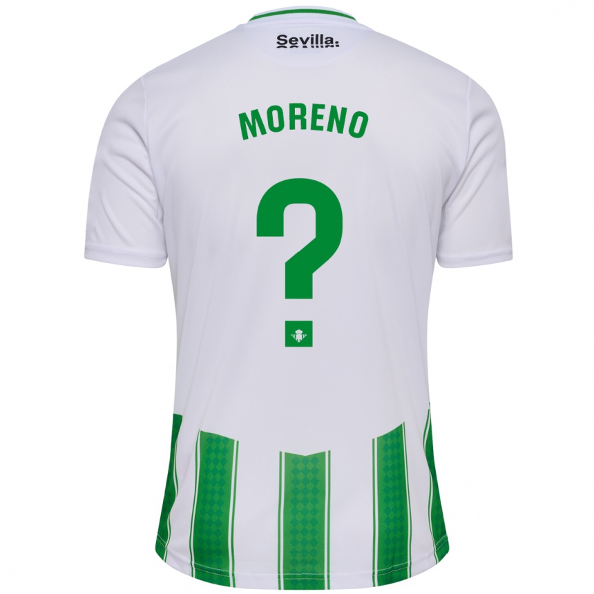 Hombre Fútbol Camiseta Agus Moreno #0 Blanco 1ª Equipación 2023/24 México