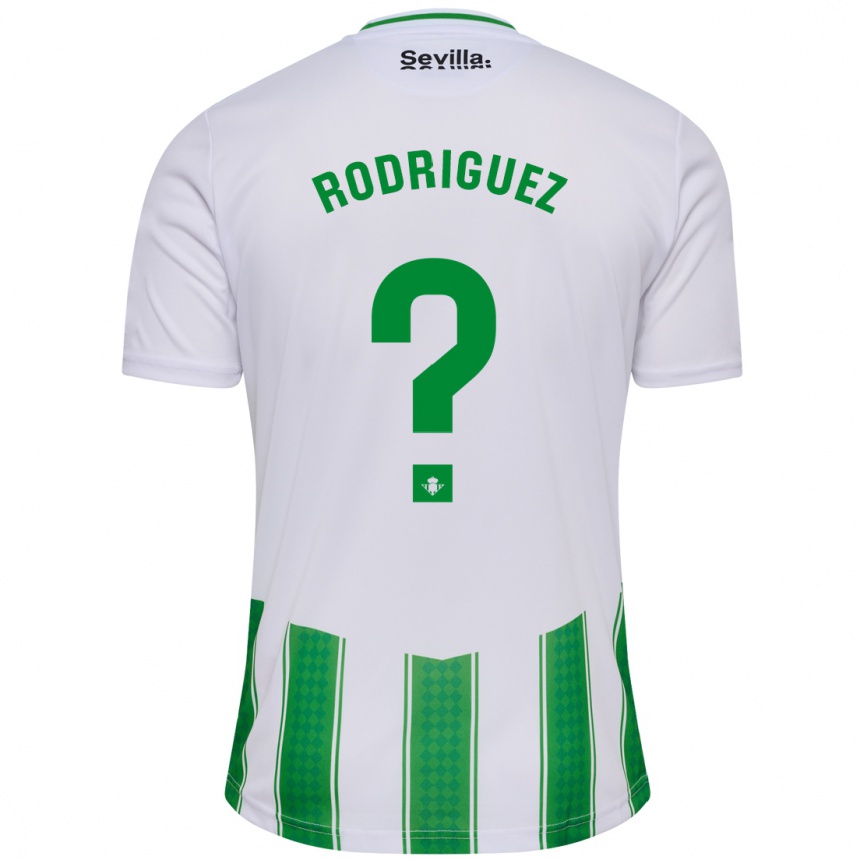 Hombre Fútbol Camiseta Jesús Rodriguez #0 Blanco 1ª Equipación 2023/24 México