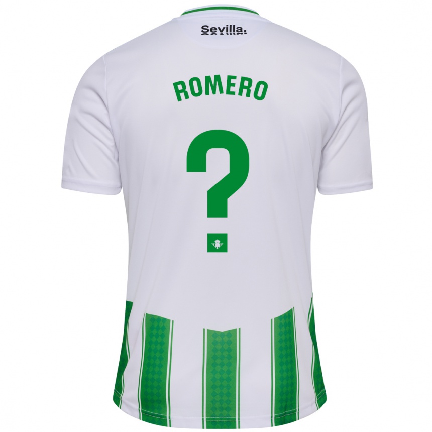 Hombre Fútbol Camiseta Dani Romero #0 Blanco 1ª Equipación 2023/24 México