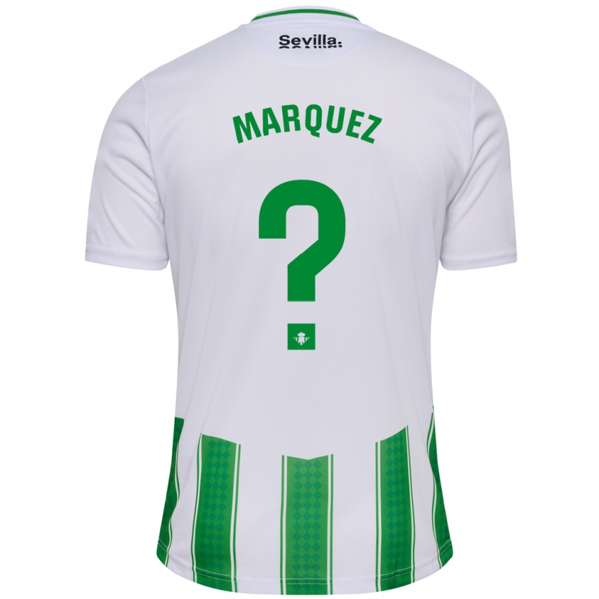 Hombre Fútbol Camiseta Enrique Márquez #0 Blanco 1ª Equipación 2023/24 México