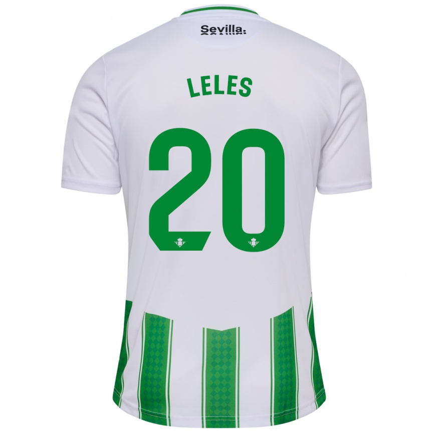 Hombre Fútbol Camiseta María De Los Ángeles Carrión Egido #20 Blanco 1ª Equipación 2023/24 México