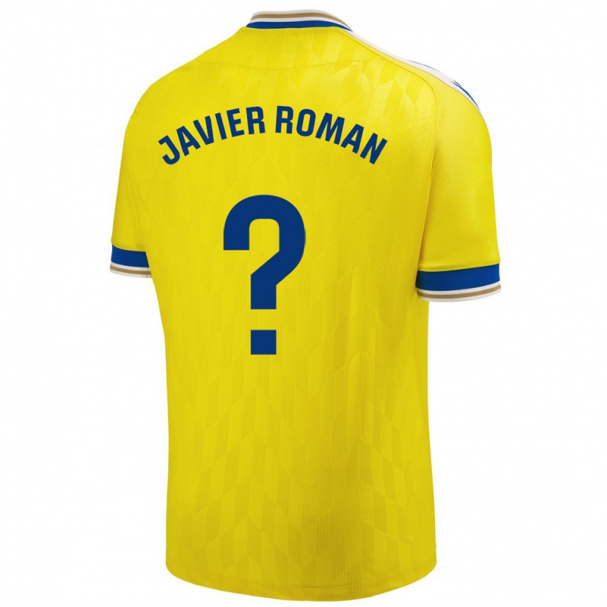 Hombre Fútbol Camiseta José Javier Román #0 Amarillo 1ª Equipación 2023/24 México