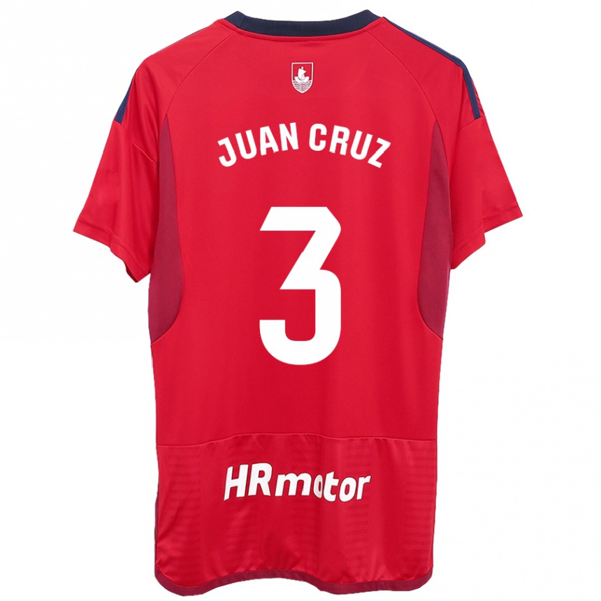 Hombre Fútbol Camiseta Juan Cruz #3 Rojo 1ª Equipación 2023/24 México