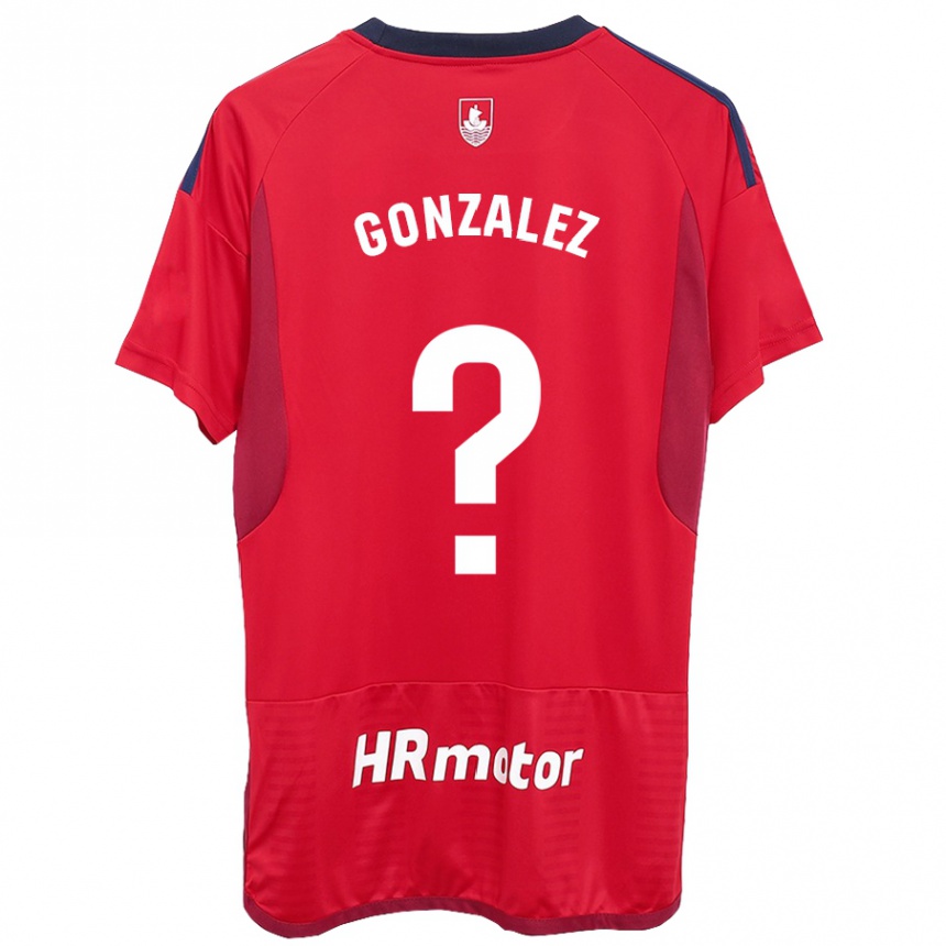 Hombre Fútbol Camiseta Iker González #0 Rojo 1ª Equipación 2023/24 México