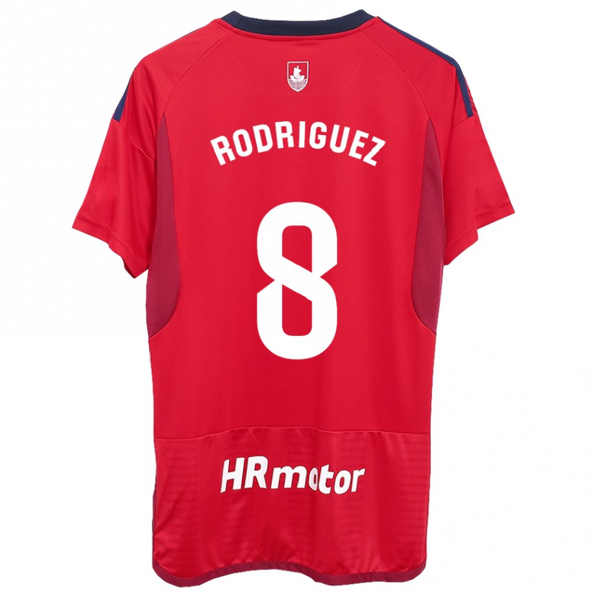 Hombre Fútbol Camiseta Vanessa Rodríguez Iribarren #8 Rojo 1ª Equipación 2023/24 México