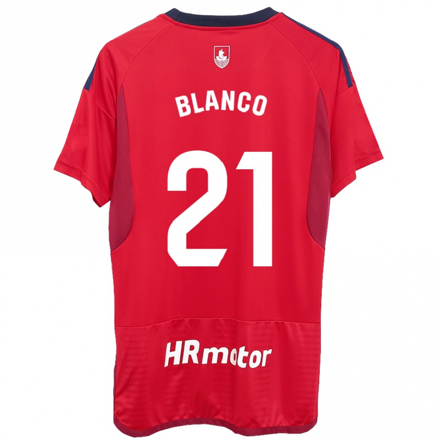 Hombre Fútbol Camiseta Alexia Blanco Llacuno #21 Rojo 1ª Equipación 2023/24 México