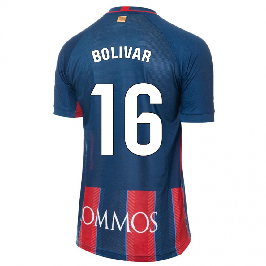 Hombre Fútbol Camiseta Jovanny Bolívar #16 Armada 1ª Equipación 2023/24 México
