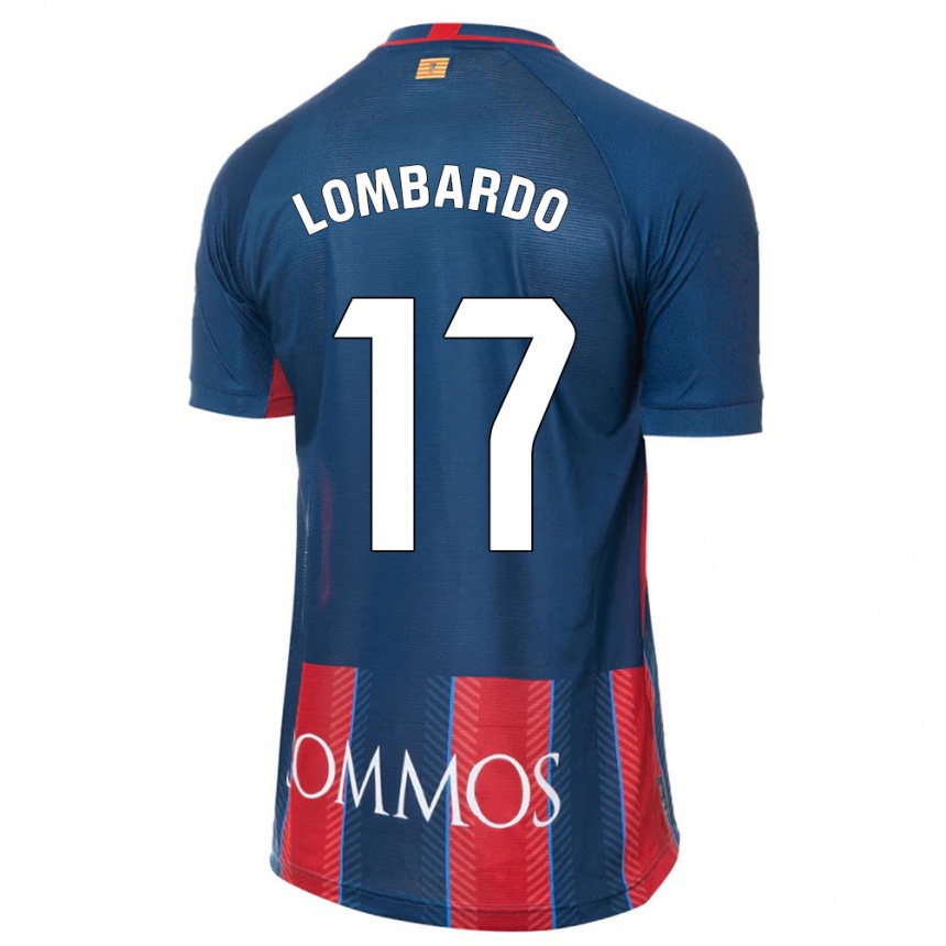 Hombre Fútbol Camiseta Enzo Lombardo #17 Armada 1ª Equipación 2023/24 México