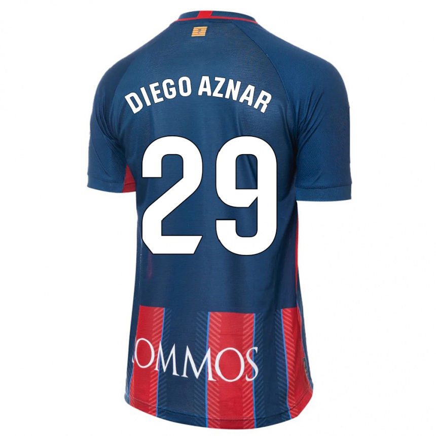 Hombre Fútbol Camiseta Diego Aznar #29 Armada 1ª Equipación 2023/24 México