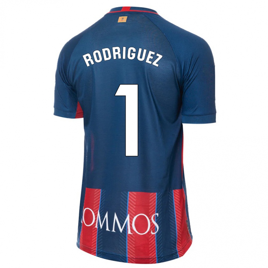 Hombre Fútbol Camiseta Nuria Rodríguez #1 Armada 1ª Equipación 2023/24 México