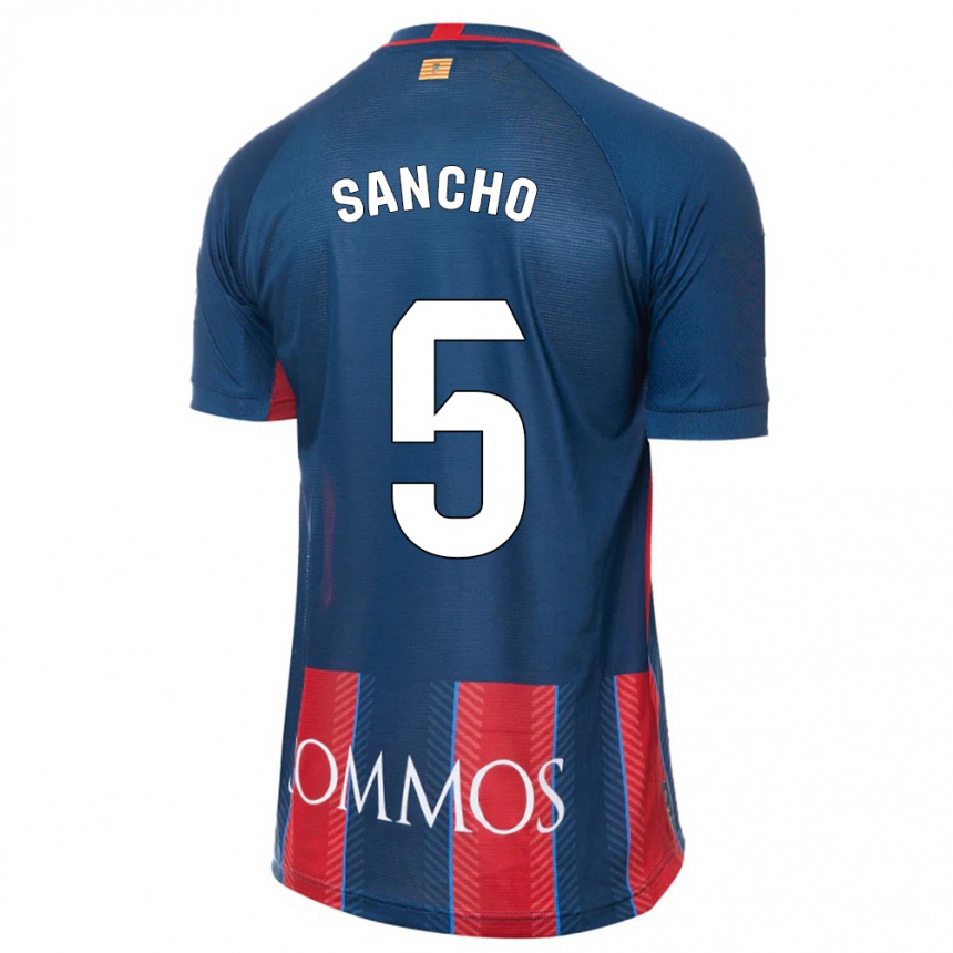 Hombre Fútbol Camiseta Esther Sancho #5 Armada 1ª Equipación 2023/24 México