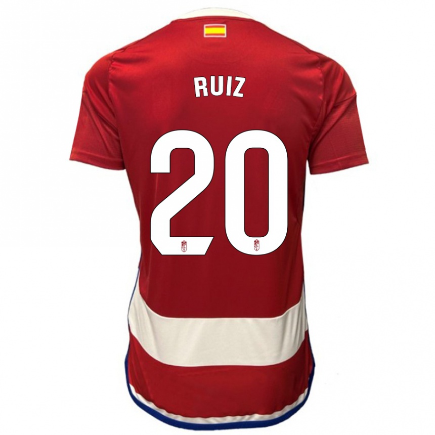 Hombre Fútbol Camiseta Sergio Ruiz #20 Rojo 1ª Equipación 2023/24 México