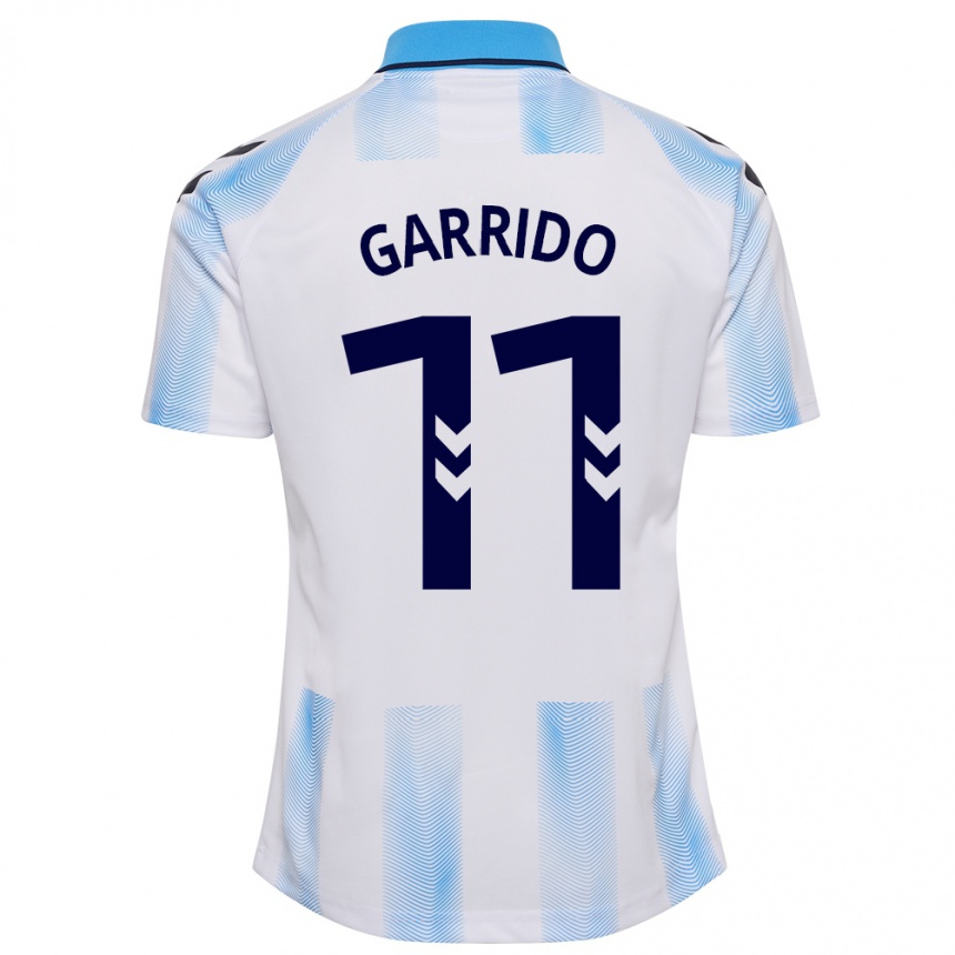 Hombre Fútbol Camiseta Rafael Garrido #11 Blanco Azul 1ª Equipación 2023/24 México