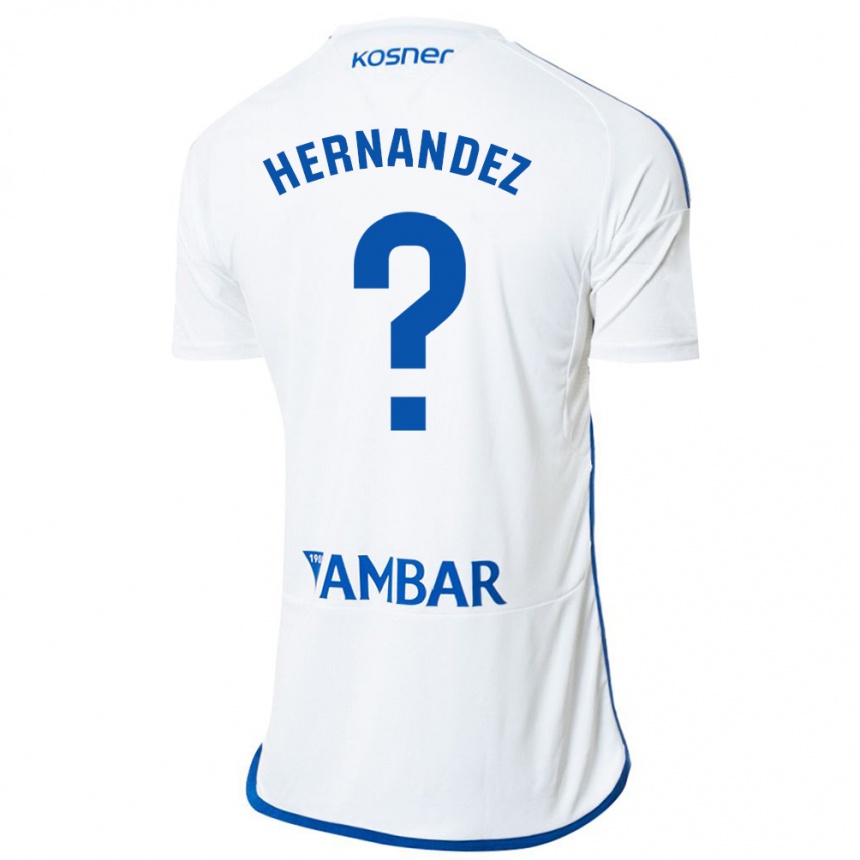 Hombre Fútbol Camiseta Diego Hernández #0 Blanco 1ª Equipación 2023/24 México