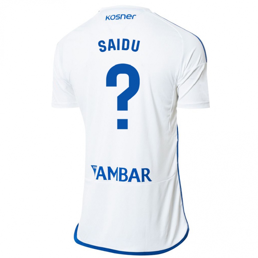 Hombre Fútbol Camiseta Yussif Saidu #0 Blanco 1ª Equipación 2023/24 México