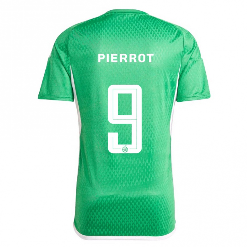 Hombre Fútbol Camiseta Frantzdy Pierrot #9 Blanco Azul 1ª Equipación 2023/24 México