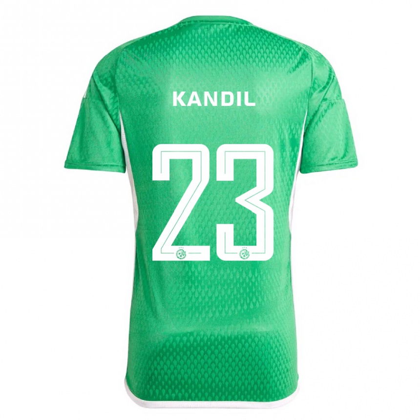 Hombre Fútbol Camiseta Maor Kandil #23 Blanco Azul 1ª Equipación 2023/24 México