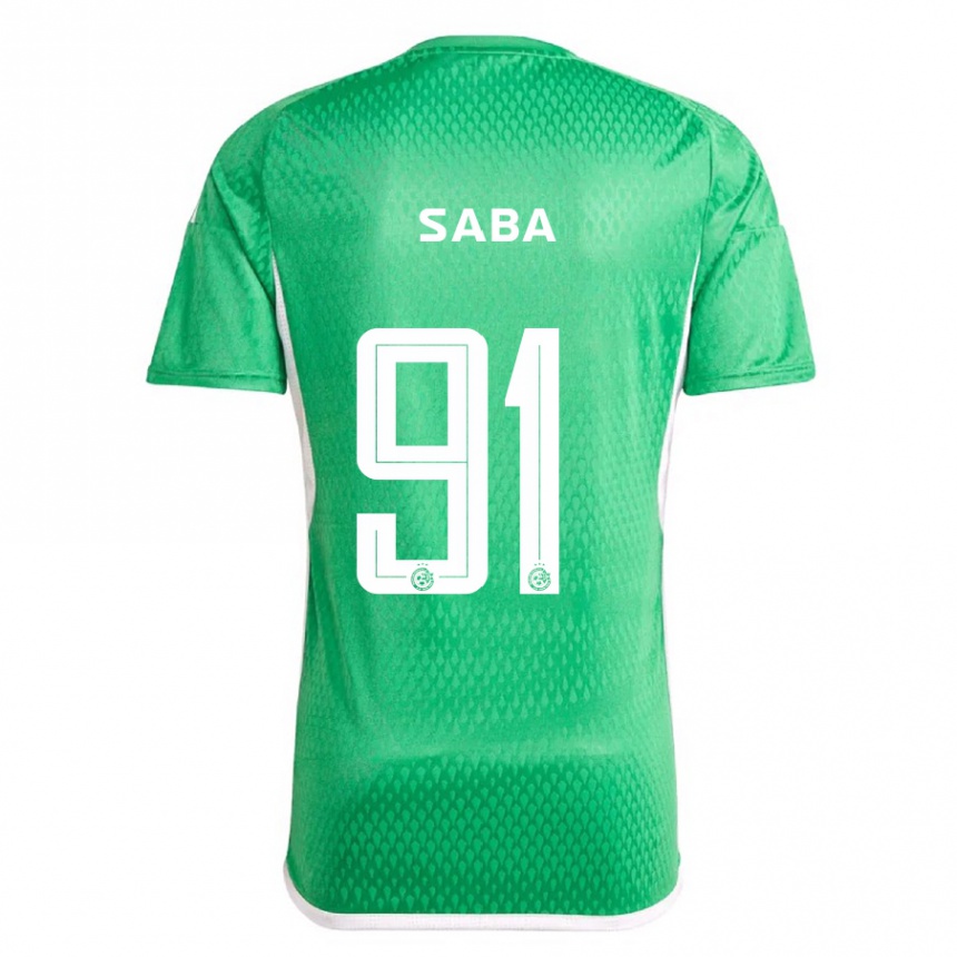 Hombre Fútbol Camiseta Dia Saba #91 Blanco Azul 1ª Equipación 2023/24 México