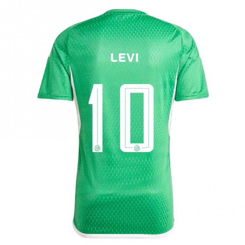 Hombre Fútbol Camiseta Yarin Levi #10 Blanco Azul 1ª Equipación 2023/24 México