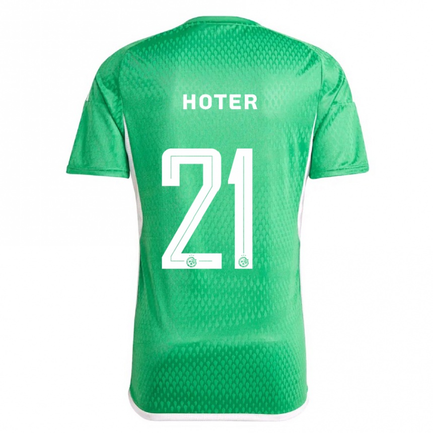 Hombre Fútbol Camiseta Tavor Hoter #21 Blanco Azul 1ª Equipación 2023/24 México