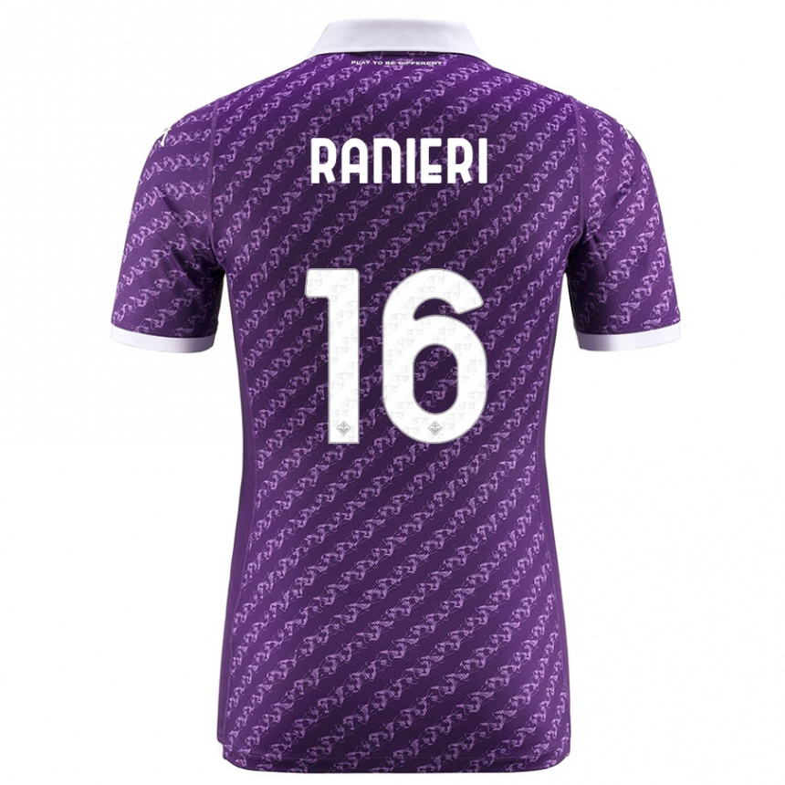 Hombre Fútbol Camiseta Luca Ranieri #16 Violeta 1ª Equipación 2023/24 México