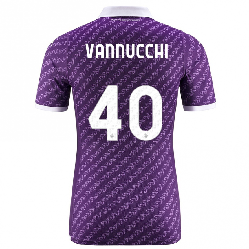 Hombre Fútbol Camiseta Tommaso Vannucchi #40 Violeta 1ª Equipación 2023/24 México