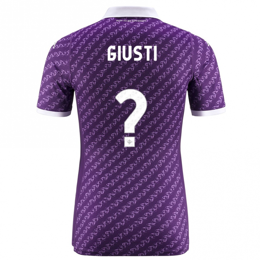 Hombre Fútbol Camiseta Edoardo Giusti #0 Violeta 1ª Equipación 2023/24 México