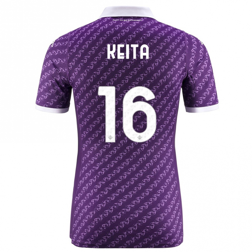 Hombre Fútbol Camiseta Bala Keita #16 Violeta 1ª Equipación 2023/24 México