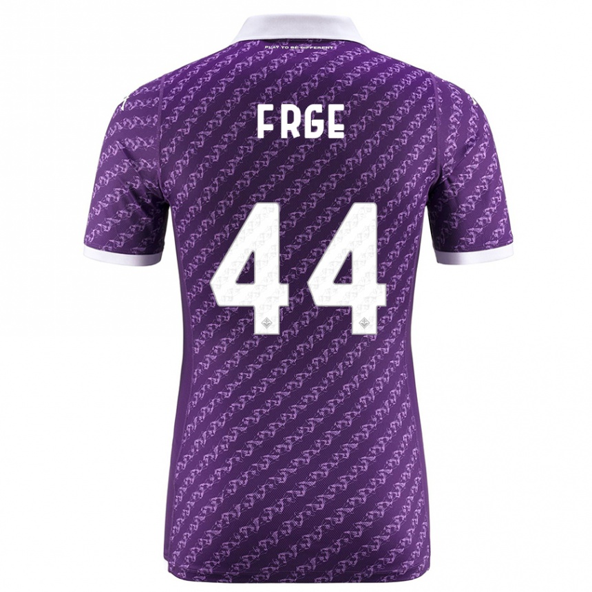 Hombre Fútbol Camiseta Emma Færge #44 Violeta 1ª Equipación 2023/24 México