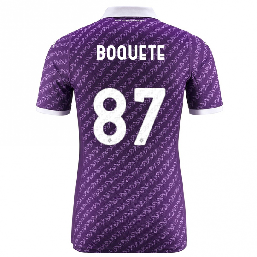 Hombre Fútbol Camiseta Verónica Boquete #87 Violeta 1ª Equipación 2023/24 México