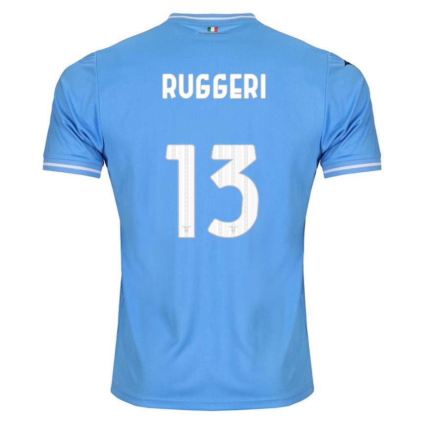 Hombre Fútbol Camiseta Fabio Ruggeri #13 Azul 1ª Equipación 2023/24 México
