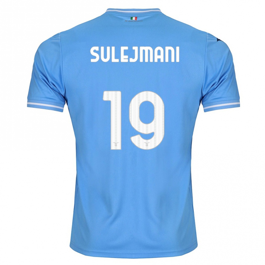 Hombre Fútbol Camiseta Flavio Sulejmani #19 Azul 1ª Equipación 2023/24 México