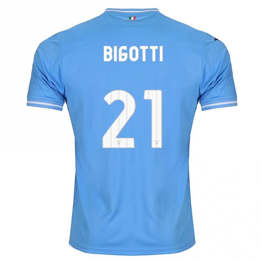 Hombre Fútbol Camiseta Massimo Bigotti #21 Azul 1ª Equipación 2023/24 México