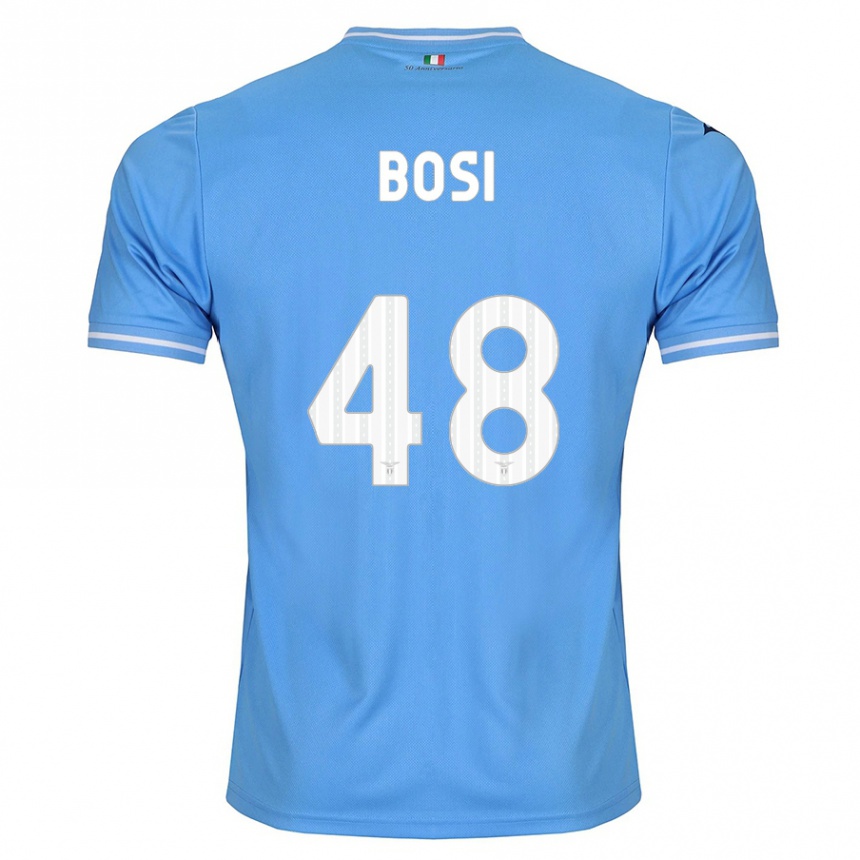 Hombre Fútbol Camiseta Gioele Bosi #48 Azul 1ª Equipación 2023/24 México
