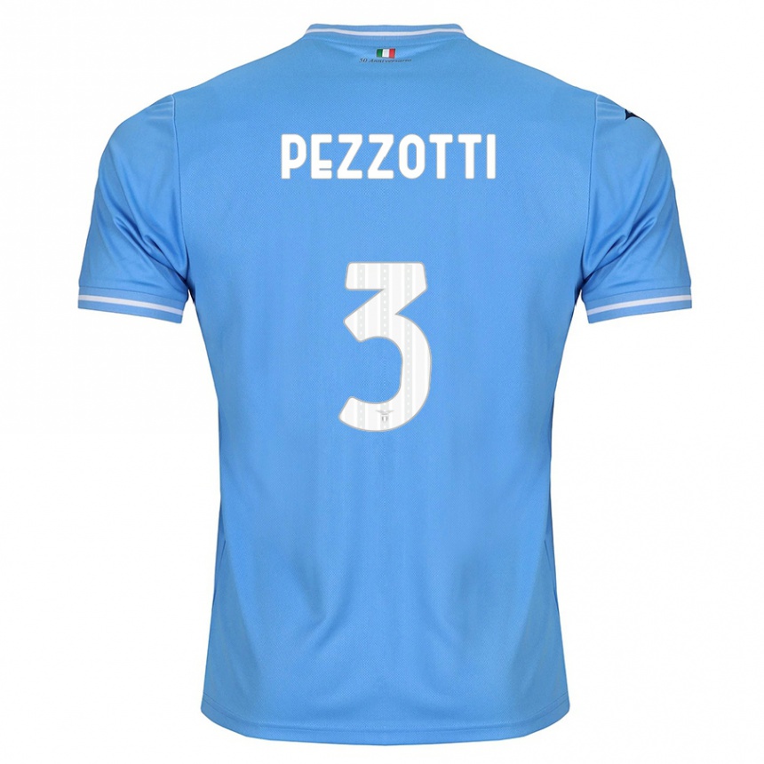 Hombre Fútbol Camiseta Arianna Pezzotti #3 Azul 1ª Equipación 2023/24 México