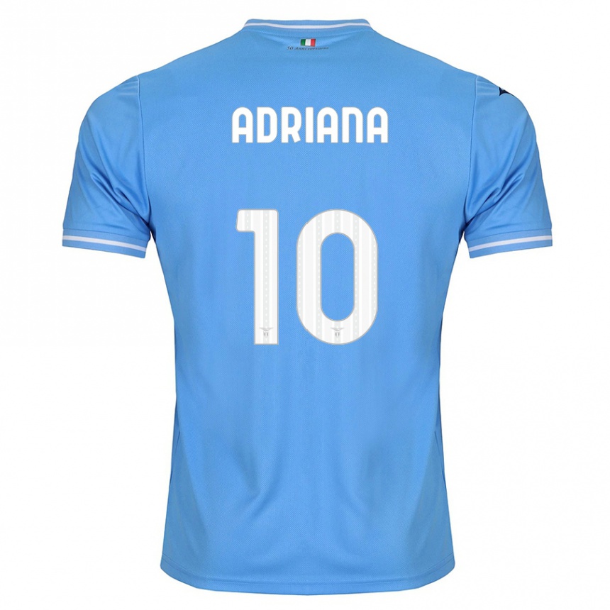 Hombre Fútbol Camiseta Adriana Martín Santamaría #10 Azul 1ª Equipación 2023/24 México