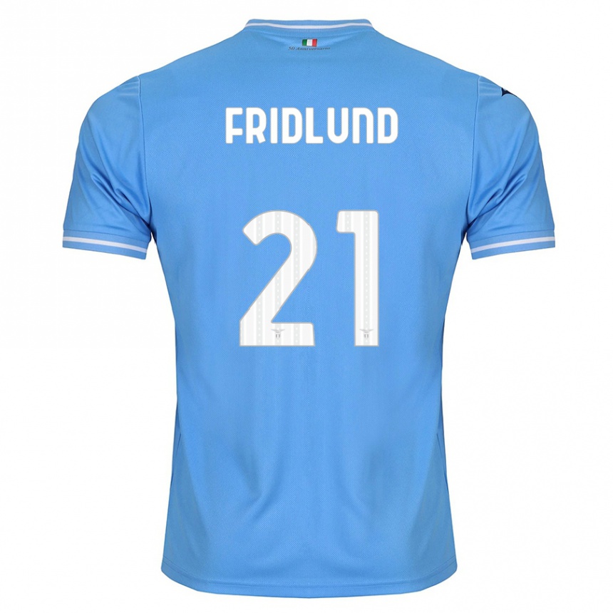 Hombre Fútbol Camiseta Johanne Fridlund #21 Azul 1ª Equipación 2023/24 México