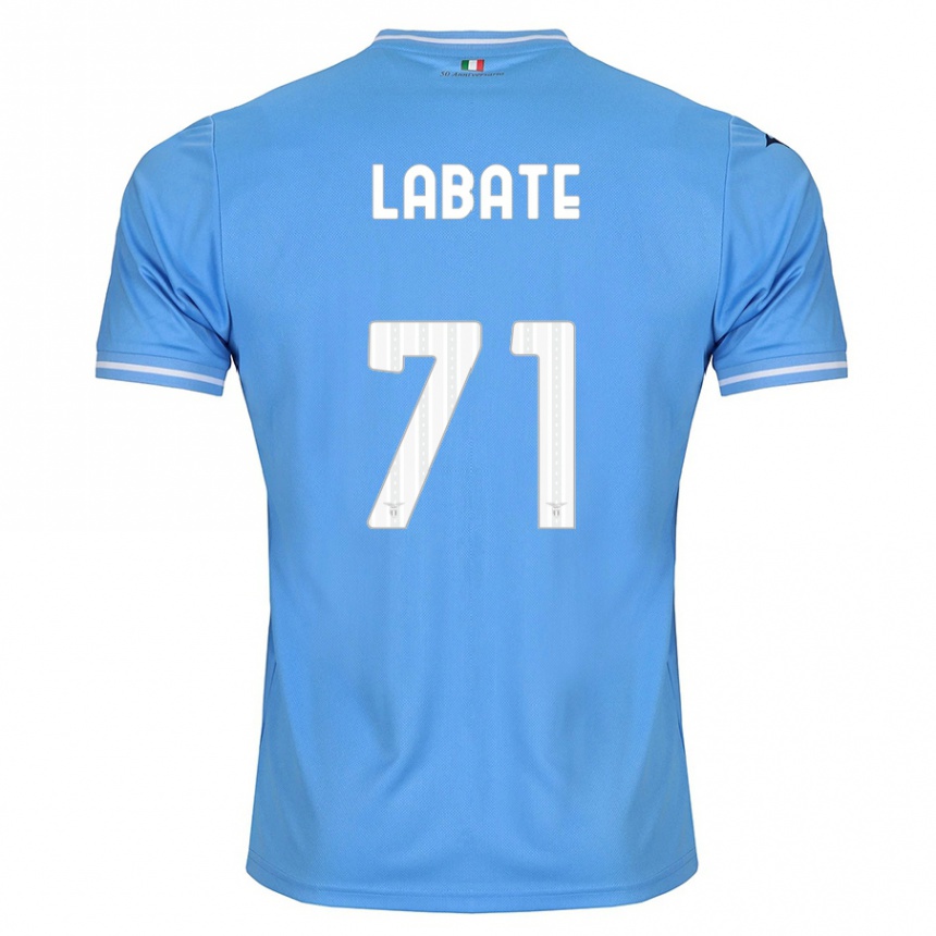 Hombre Fútbol Camiseta Camilla Labate #71 Azul 1ª Equipación 2023/24 México