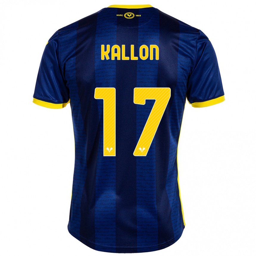 Hombre Fútbol Camiseta Yayah Kallon #17 Armada 1ª Equipación 2023/24 México
