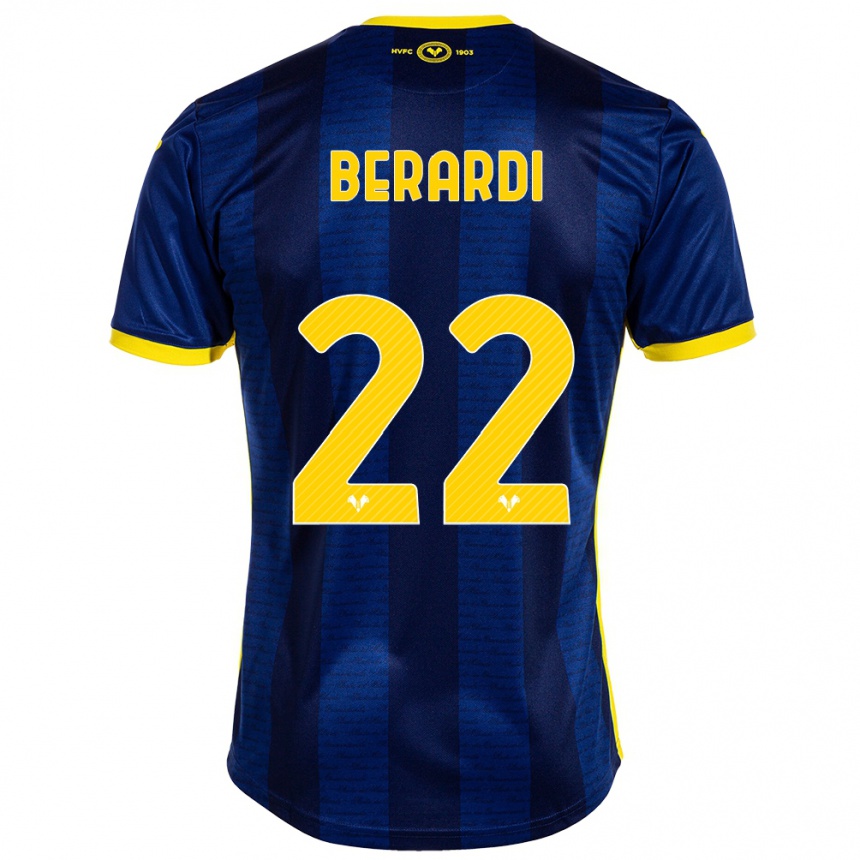Hombre Fútbol Camiseta Alessandro Berardi #22 Armada 1ª Equipación 2023/24 México