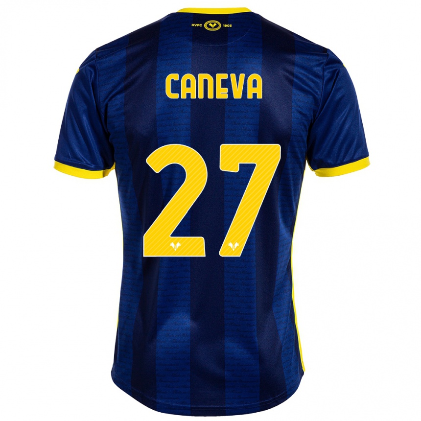 Hombre Fútbol Camiseta Elia Caneva #27 Armada 1ª Equipación 2023/24 México