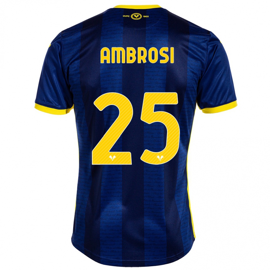 Hombre Fútbol Camiseta Caterina Ambrosi #25 Armada 1ª Equipación 2023/24 México