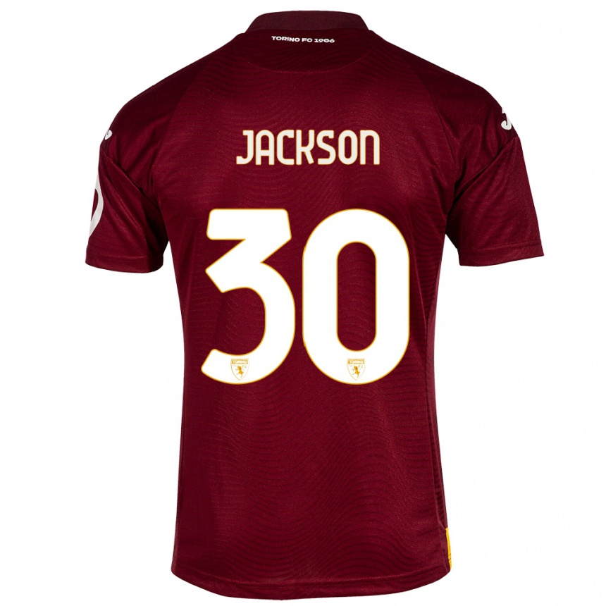 Hombre Fútbol Camiseta Michael Jackson #30 Rojo Oscuro 1ª Equipación 2023/24 México