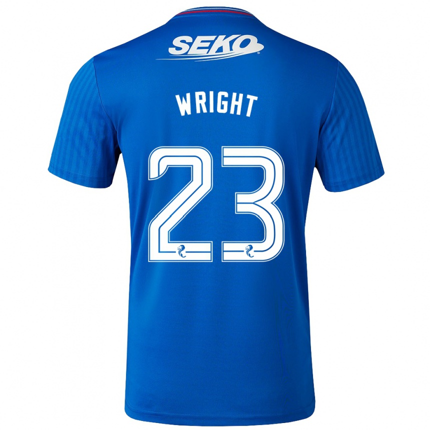 Hombre Fútbol Camiseta Scott Wright #23 Azul 1ª Equipación 2023/24 México